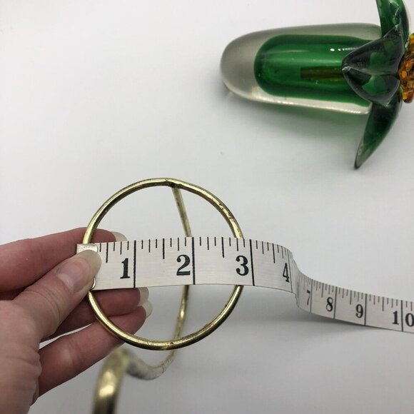 Vintage Murano Sommerso Mandruzzato Art Glass 3 Piece Hanging Bud Vase - Picture 14 of 16